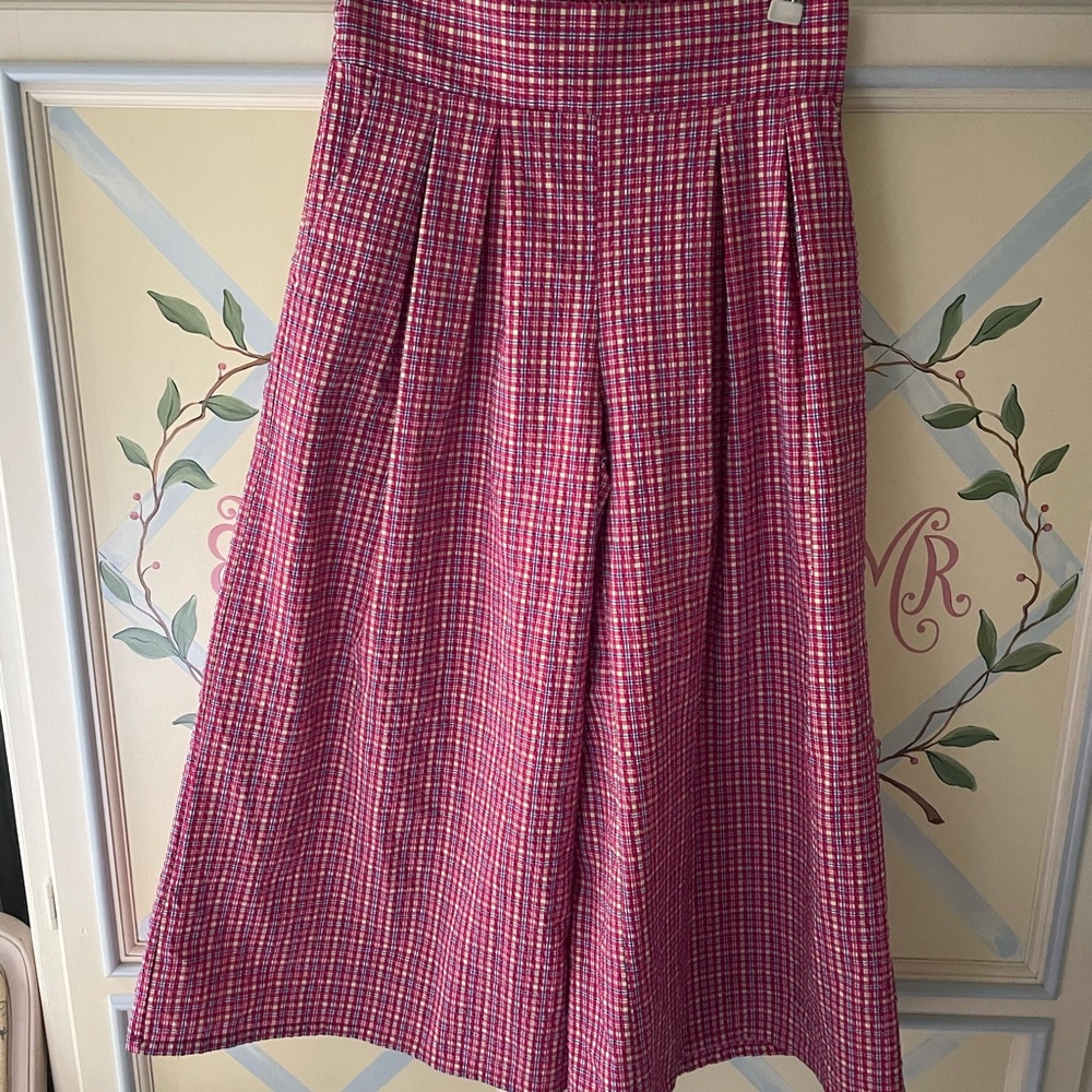 MISA Checkered Women's Wide Leg Pants